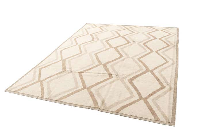 8' 2 x 10' 4 Hand Knotted Beni Marok Rug