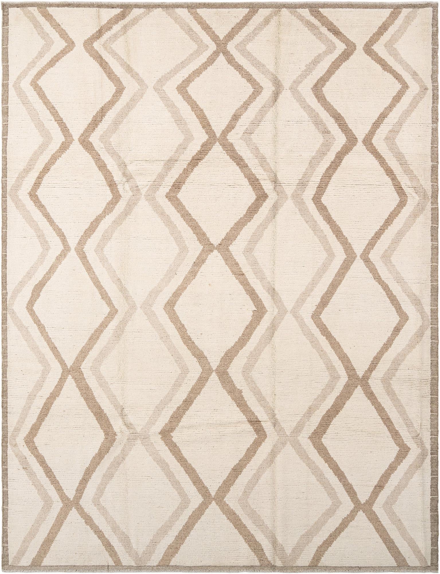 8' 2 x 10' 4 Hand Knotted Beni Marok Rug