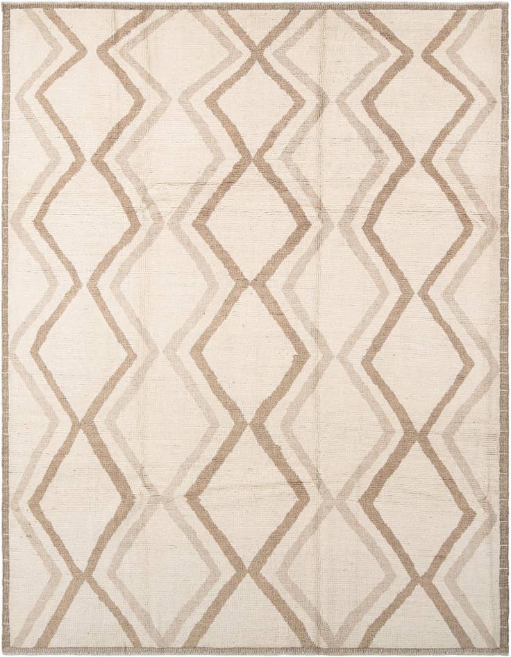 Detail image of 8' 2 x 10' 4 Hand Knotted Beni Marok Rug