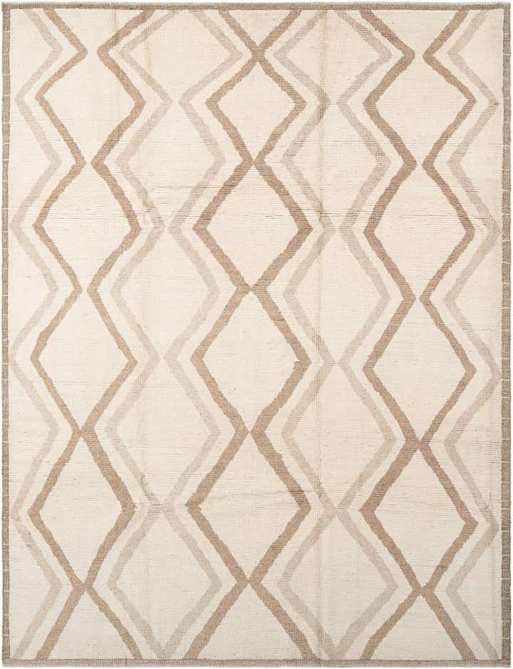 8' 2 x 10' 4 Hand Knotted Beni Marok Rug