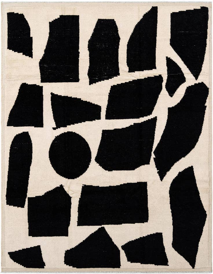 Detail image of 8' x 10' Hand Knotted Beni Marok Rug