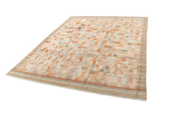 8' x 10' Hand Knotted Beni Marok Rug