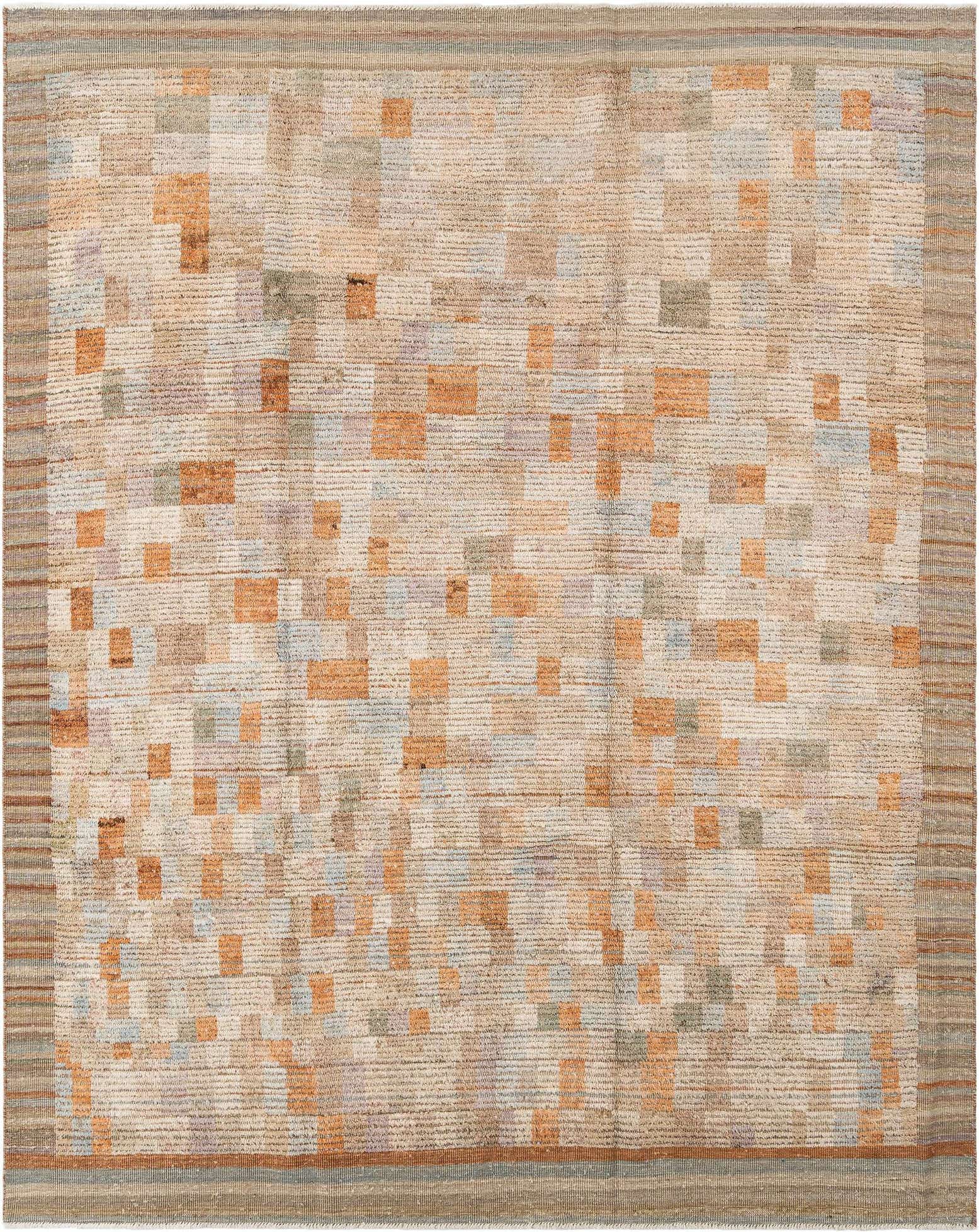 8' x 10' Hand Knotted Beni Marok Rug
