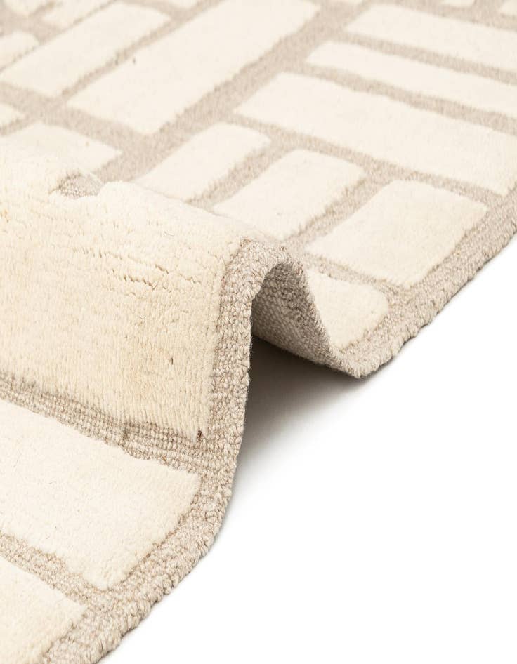 Detail image of 9' 5 x 12' 1  Hand Knotted Beni Marok Rug