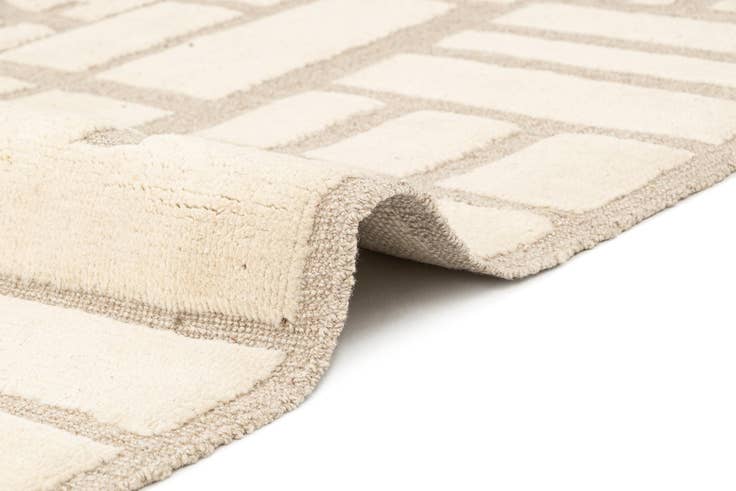 Detail image of 9' 5 x 12' 1 Hand Knotted Beni Marok Rug