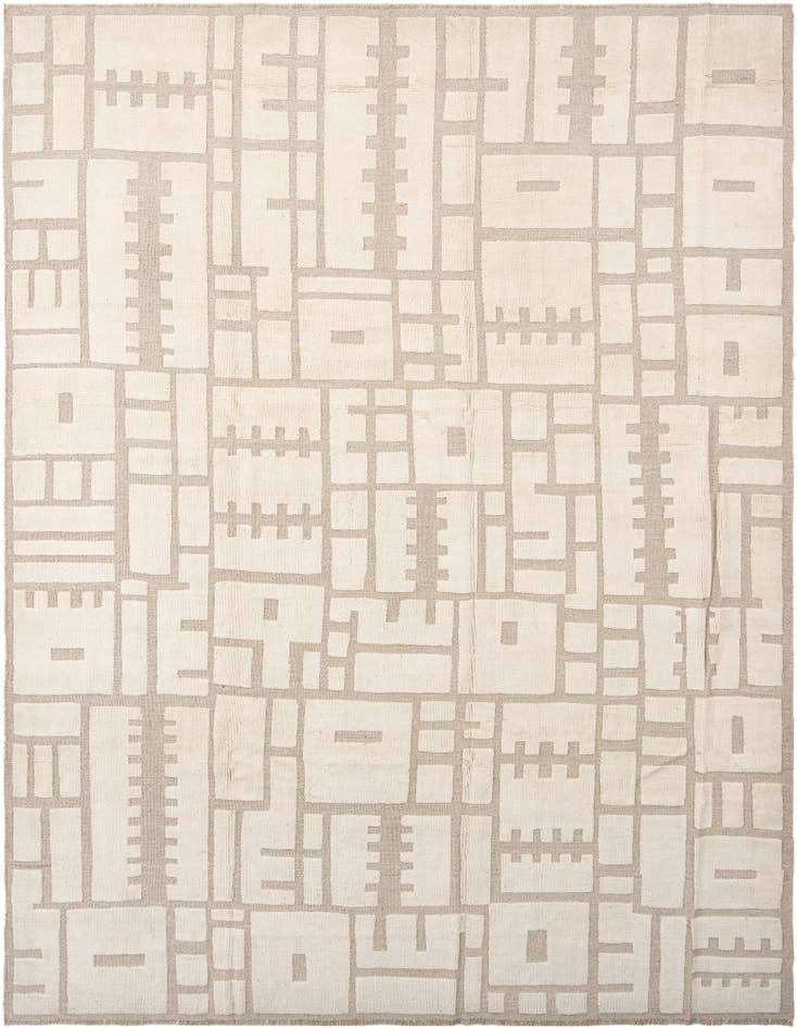 Detail image of 9' 5 x 12' 1 Hand Knotted Beni Marok Rug