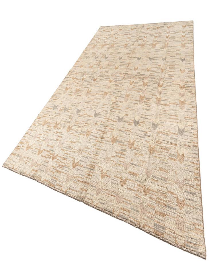 Detail image of 10' 3 x 14'  Hand Knotted Beni Marok Rug