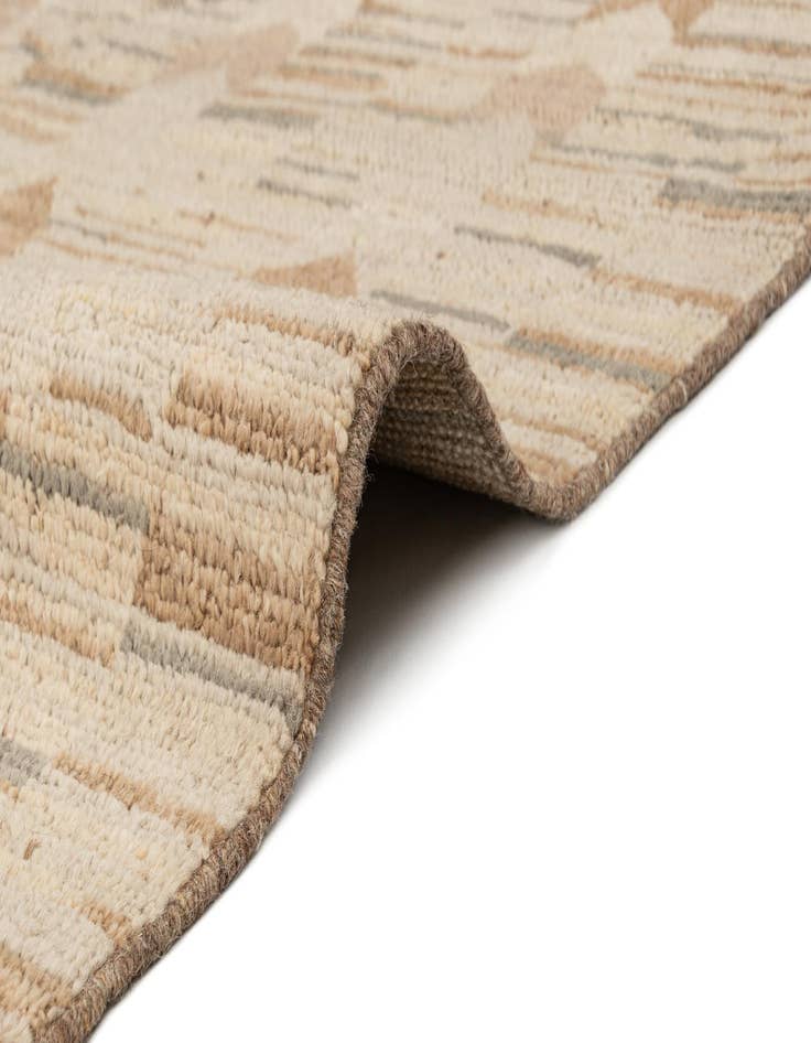 Detail image of 10' 3 x 14'  Hand Knotted Beni Marok Rug