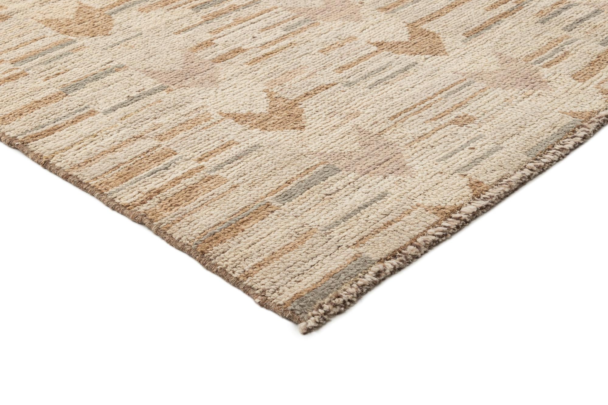 10' 3 x 14' Hand Knotted Beni Marok Rug