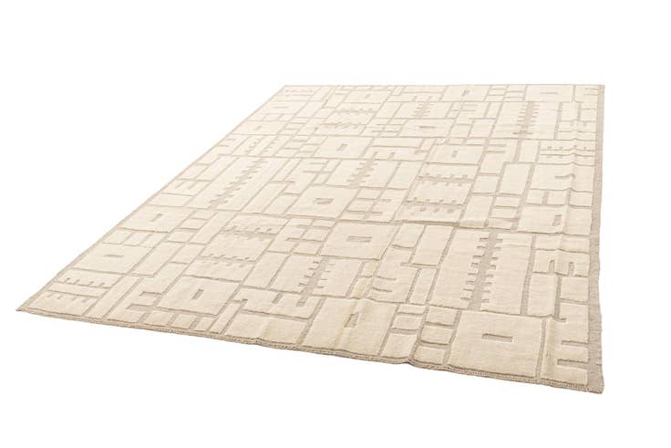 Detail image of 8' 3 x 10' Hand Knotted Beni Marok Rug