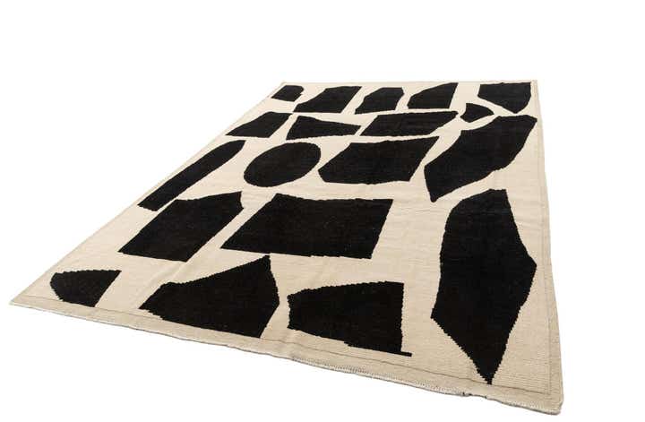 9' x 12' 7 Hand Knotted Beni Marok Rug