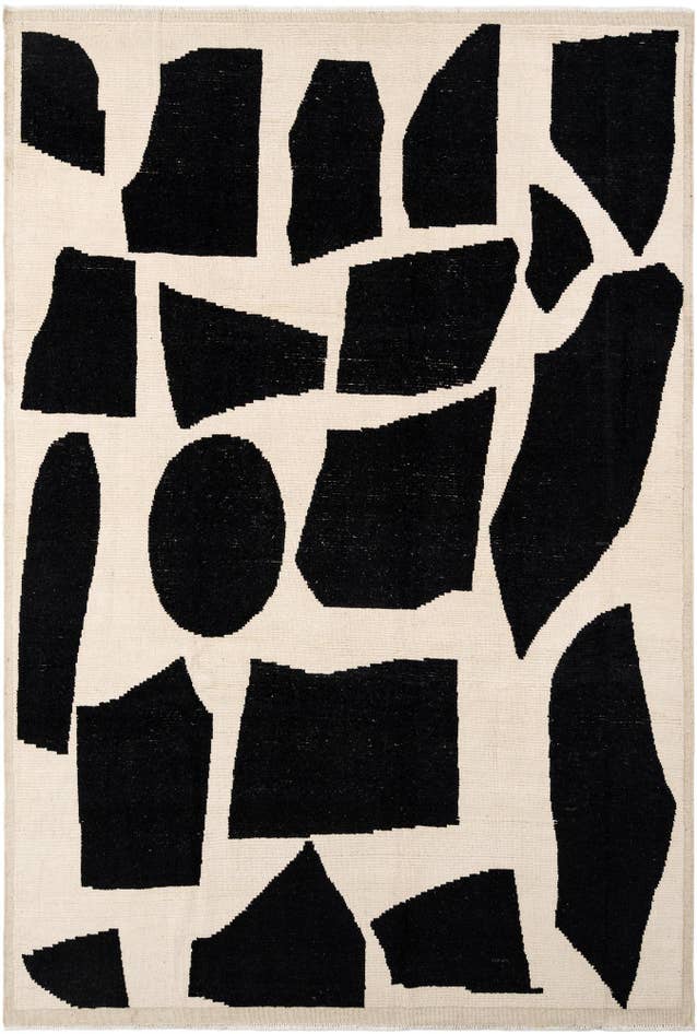 Detail image of 9' x 12' 7 Hand Knotted Beni Marok Rug