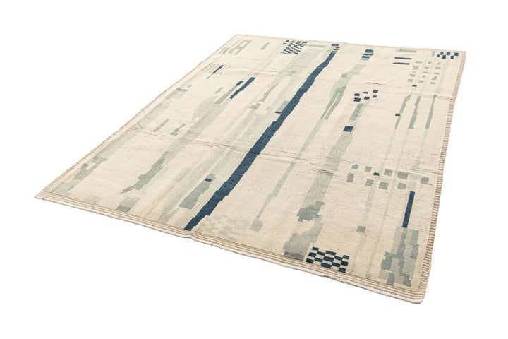 8' 2 x 10' Hand Knotted Beni Marok Rug