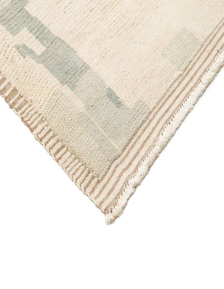 Detail image of 8' 2 x 10'  Hand Knotted Beni Marok Rug