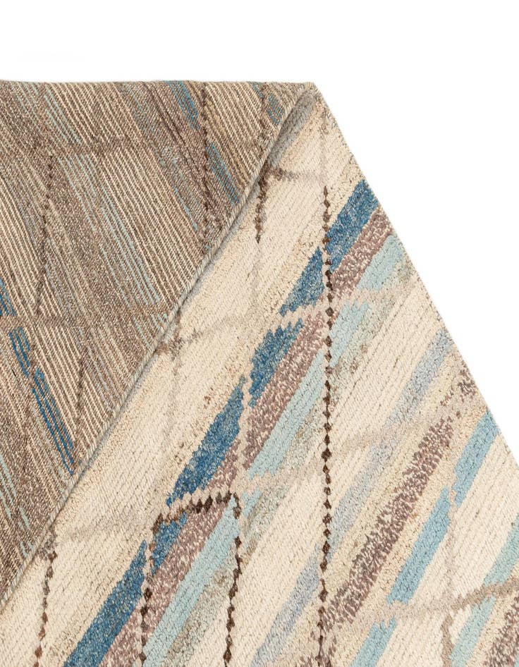 Detail image of 7' 9 x 9' 10  Hand Knotted Beni Marok Rug