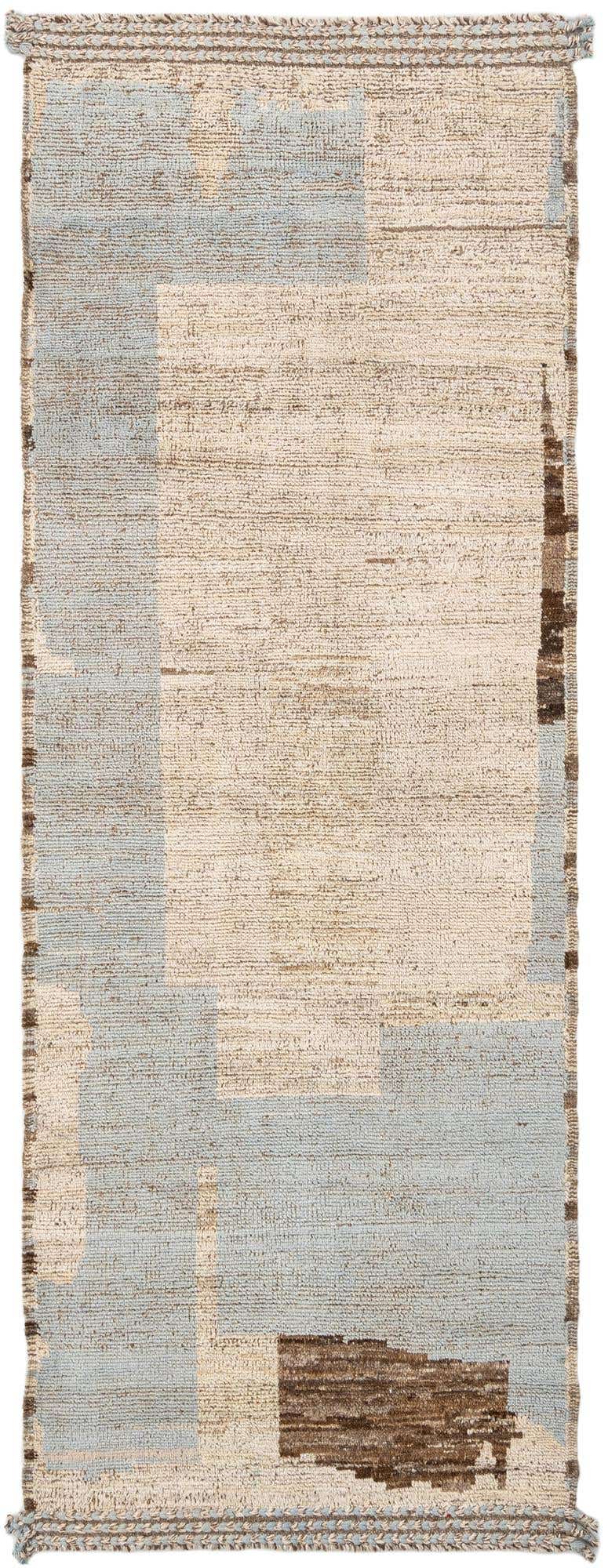 3' 3 x 9' 3 Hand Knotted Beni Marok Rug