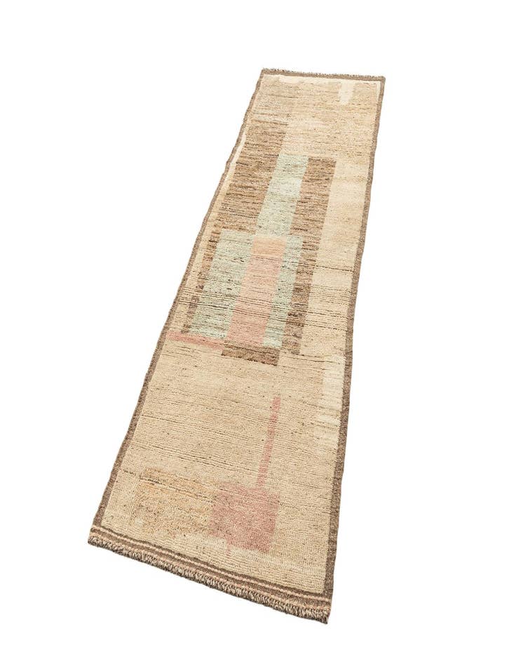 Detail image of 3' x 8' 11  Hand Knotted Beni Marok Rug