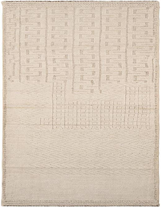 Detail image of 3' 1 x 12' 4 Hand Knotted Beni Marok Rug