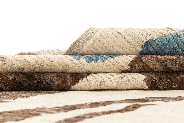 Detail image of 10' 2 x 14' 1 Hand Knotted Beni Marok Rug
