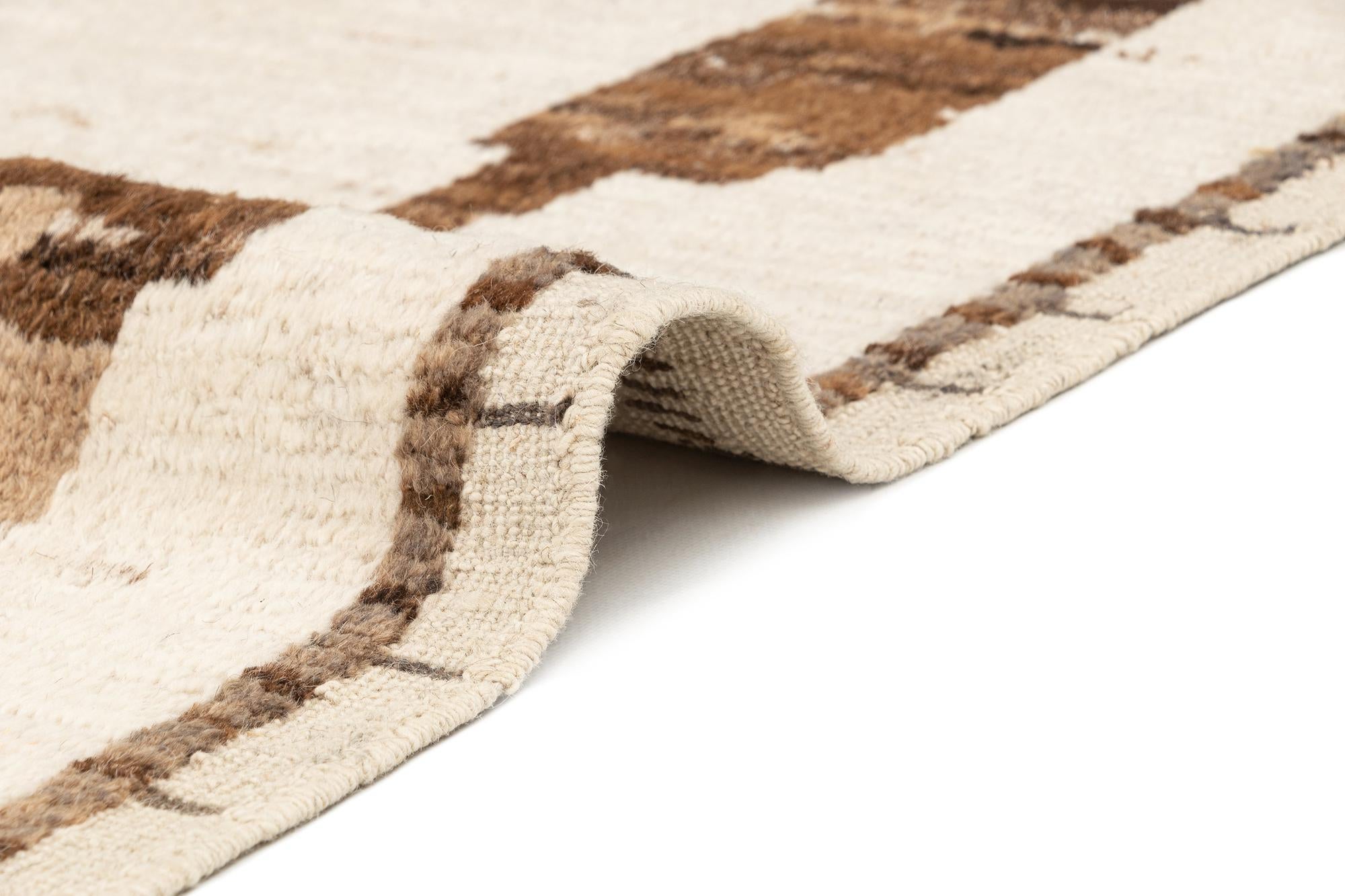 9' 11 x 13' 7 Hand Knotted Beni Marok Rug