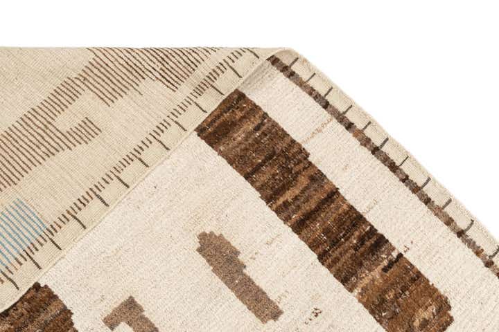 9' 11 x 13' 7 Hand Knotted Beni Marok Rug