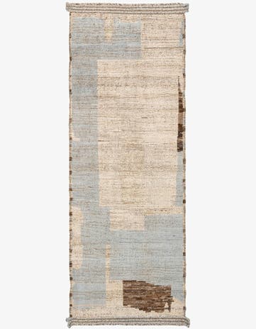 3' 3 x 9' 3 Hand Knotted Beni Marok Rug