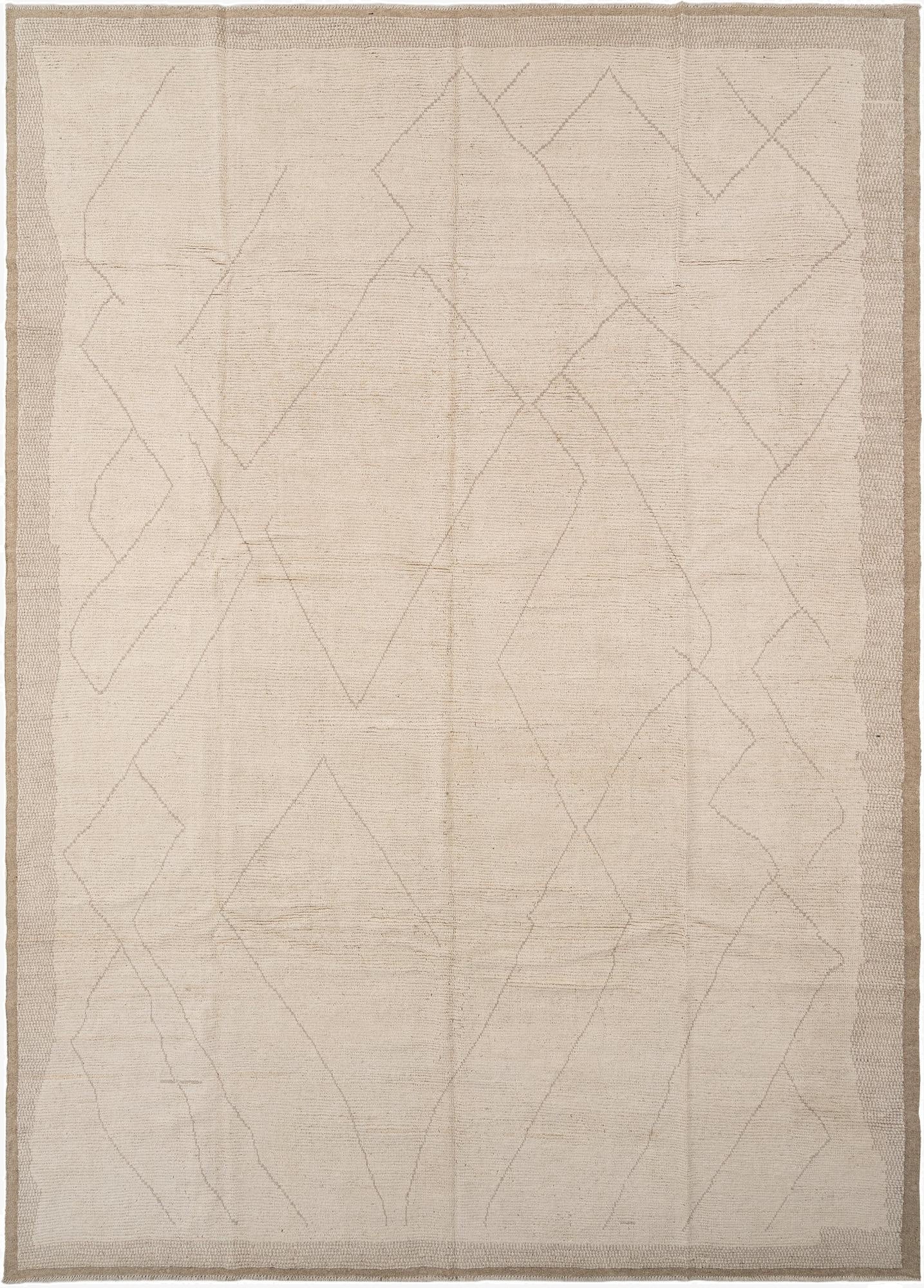 10' 2 x 14' 3  Hand Knotted Beni Marok Rug