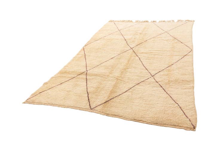 Detail image of 6' 6 x 9' 6 Berber Rug