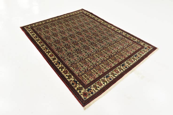 Detail image of 5' 2 x 6' 8 Hand Knotted Bidjar Persian Rug