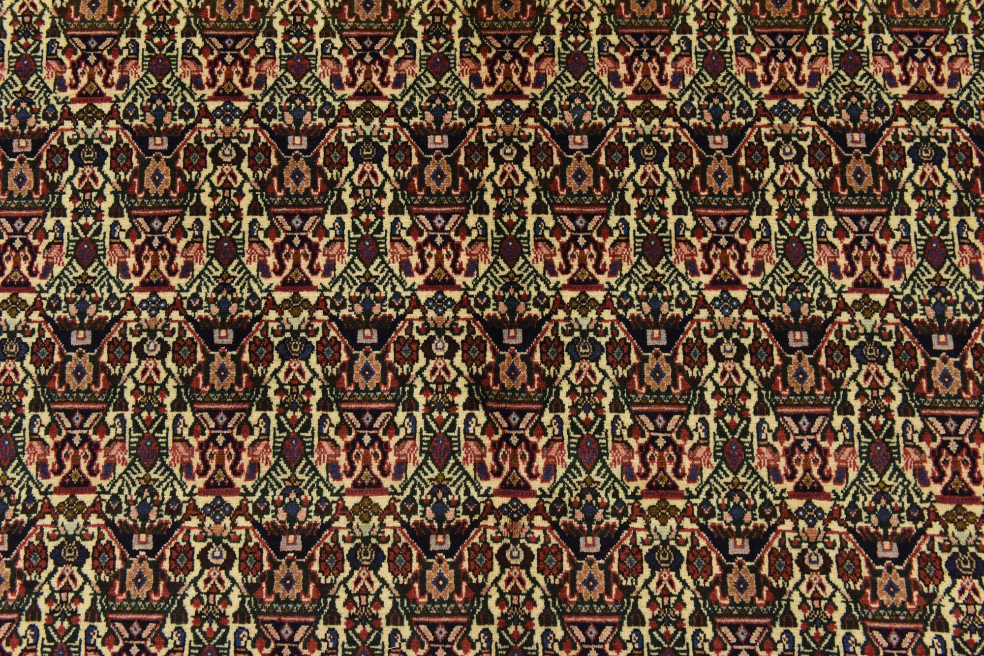 5' 2 x 6' 8 Hand Knotted Bidjar Persian Rug