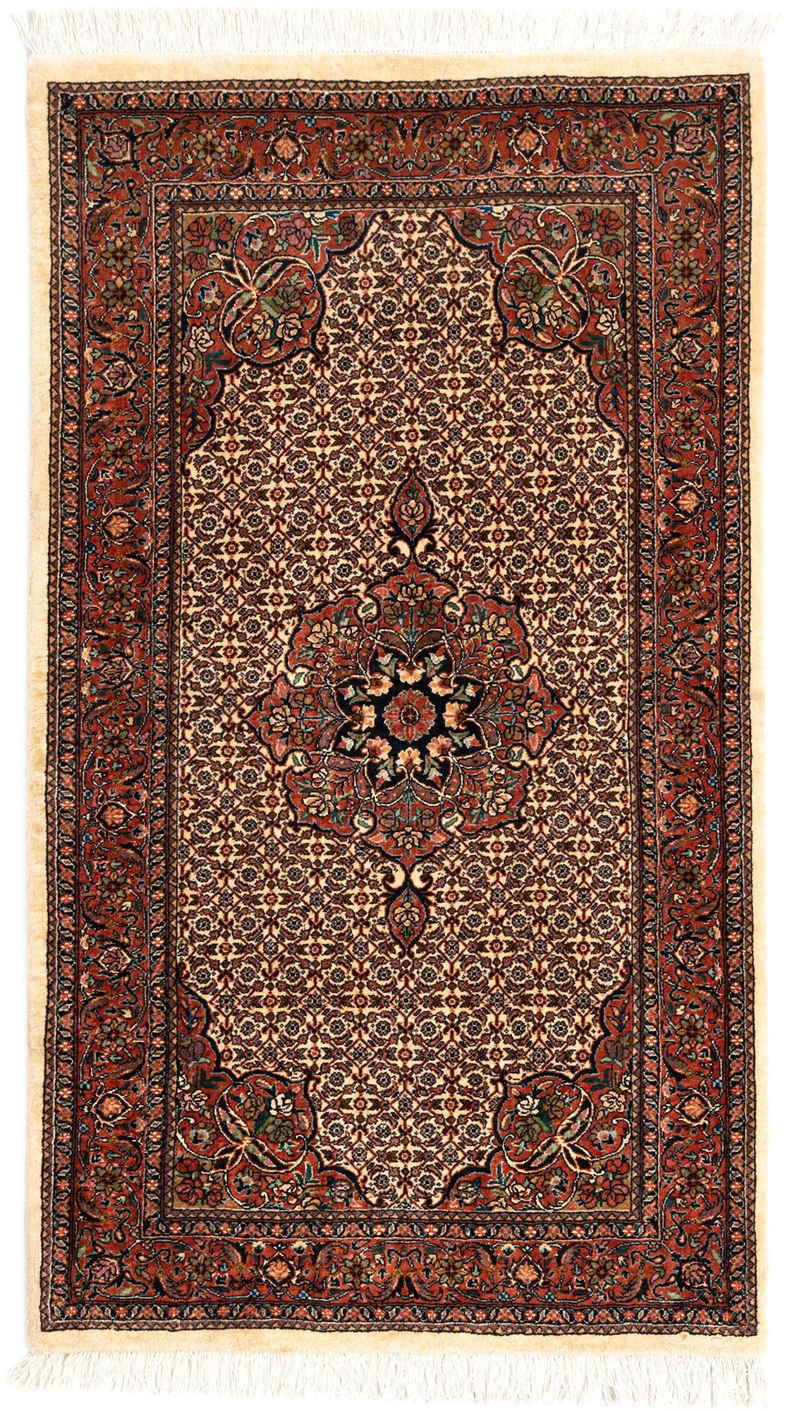 3' 2 x 5' 5 Bidjar With Silk Rug