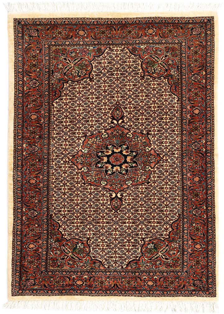 3' 2 x 5' 5 Bidjar With Silk Rug