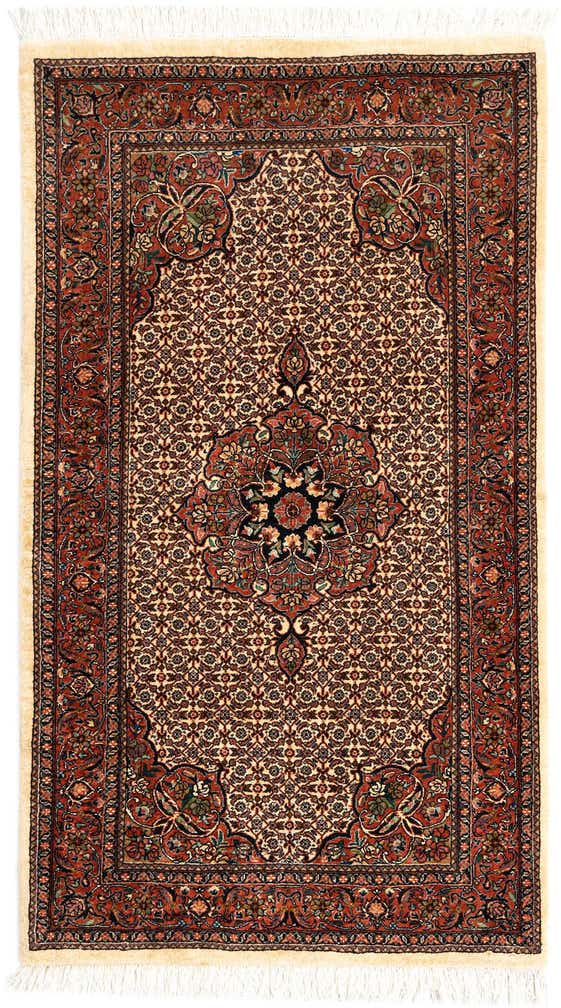 3' 2 x 5' 5 Bidjar With Silk Rug
