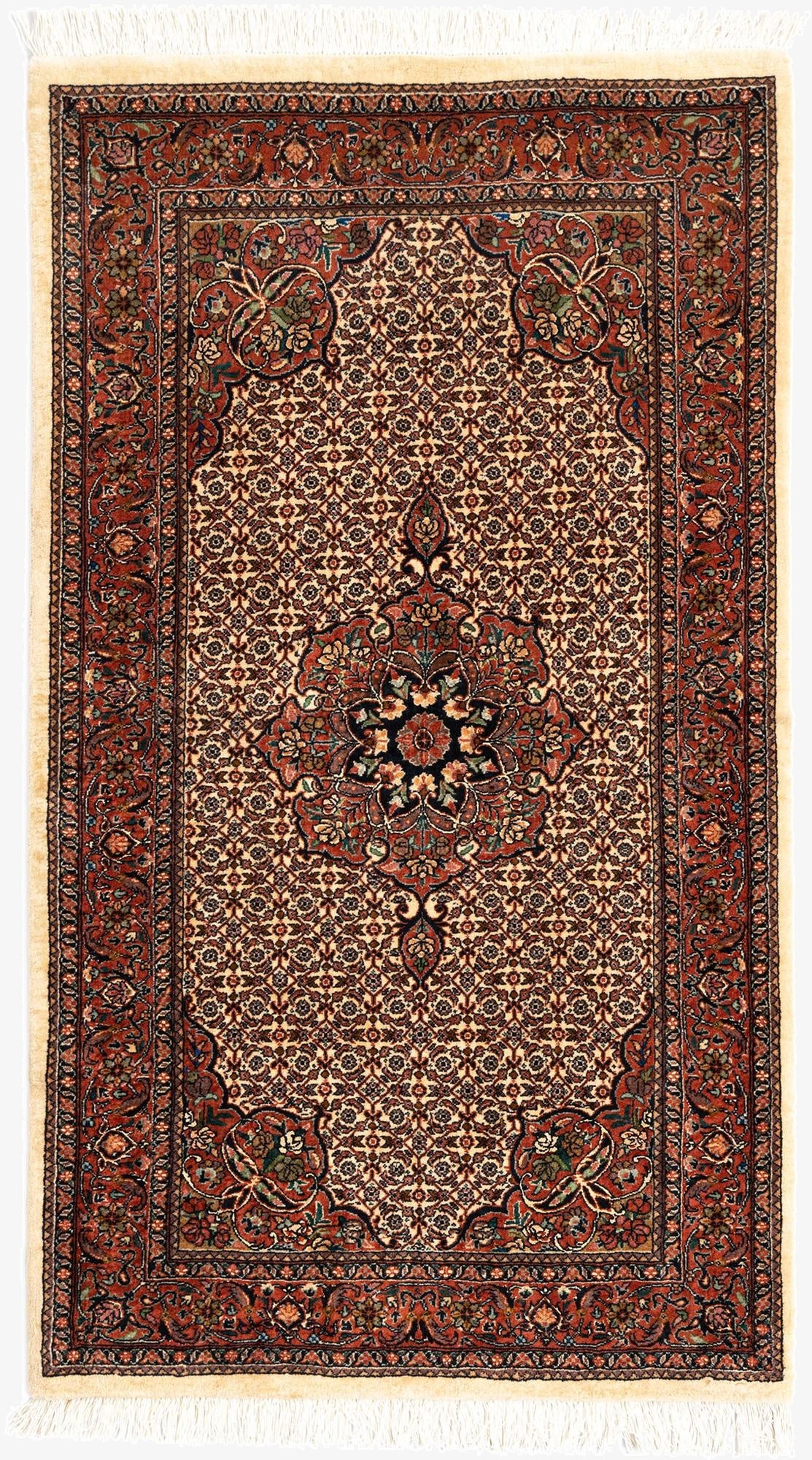3' 2 x 5' 5 Bidjar With Silk Rug