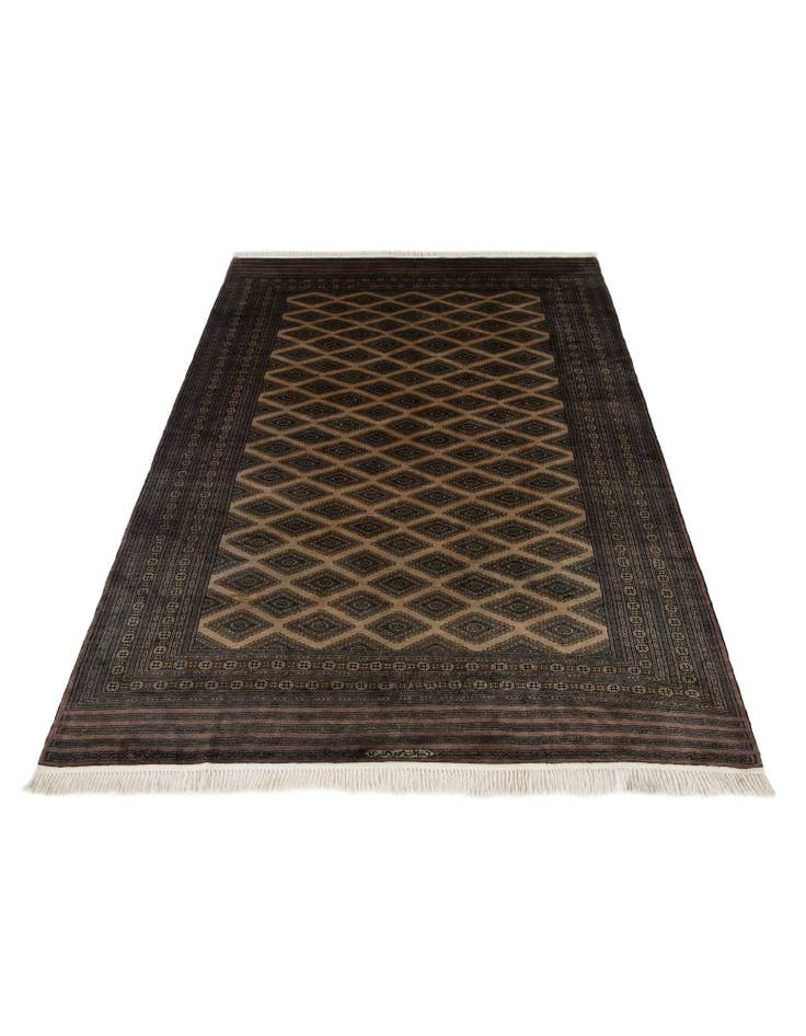Detail image of 6' 4 x 8' 4 Hand Knotted Bokhara Oriental Wool Rug