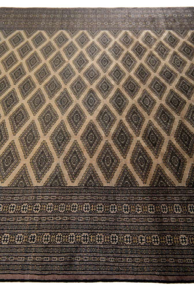 6' 4 x 8' 4 Hand Knotted Bokhara Oriental Wool Rug