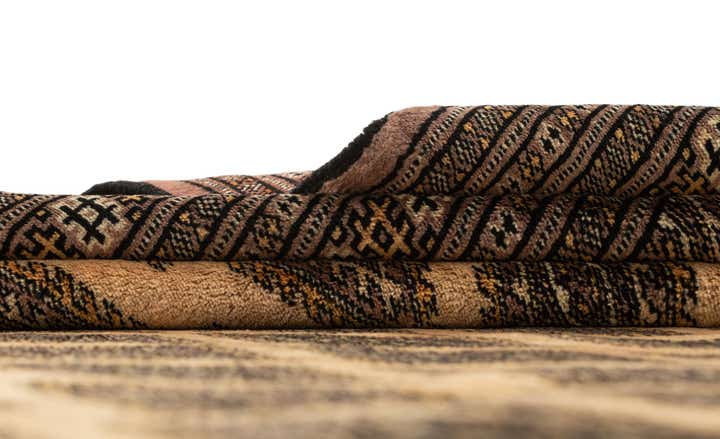 6' 4 x 8' 4 Hand Knotted Bokhara Oriental Wool Rug