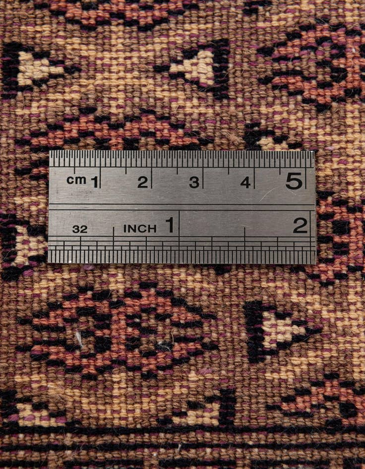 Detail image of 2' 6 x 4'  Hand Knotted Bokhara Oriental Wool Rug