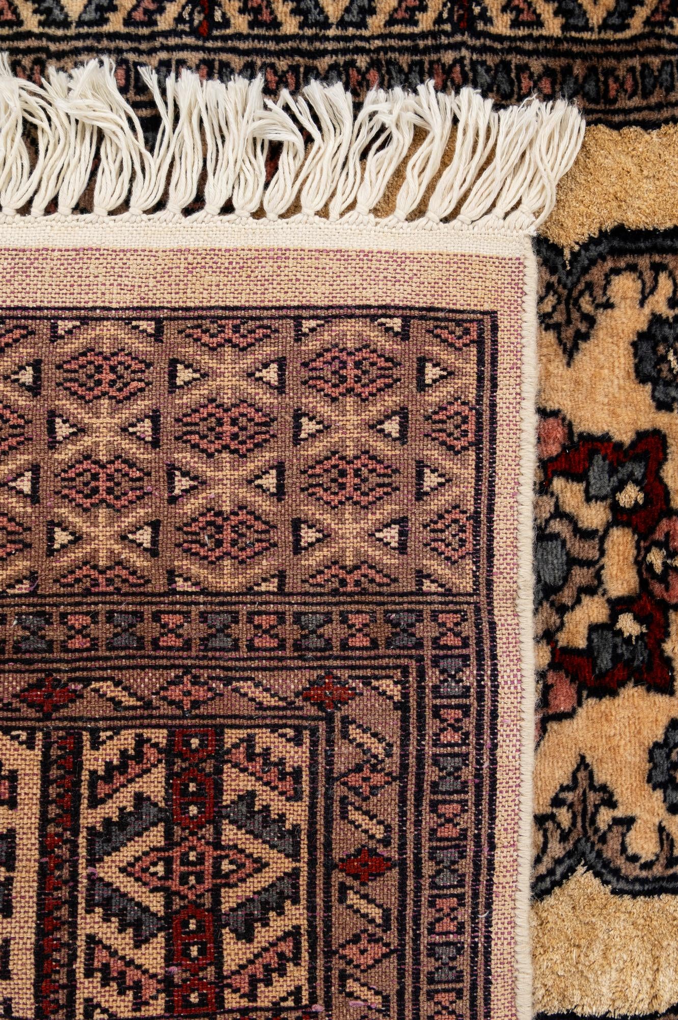 2' 6 x 4' Hand Knotted Bokhara Oriental Wool Rug