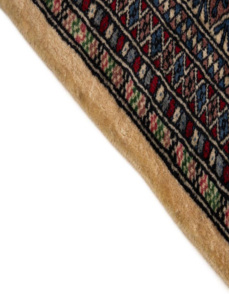 Detail image of 4' 3 x 6' 1  Hand Knotted Bokhara Oriental Wool Rug