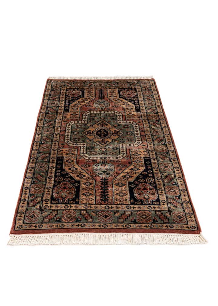 3' 2 x 5' 11 Hand Knotted Bokhara Rug