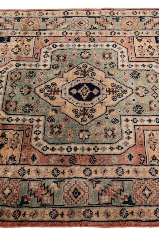 Detail image of 3' 2 x 5' 11 Hand Knotted Bokhara Rug