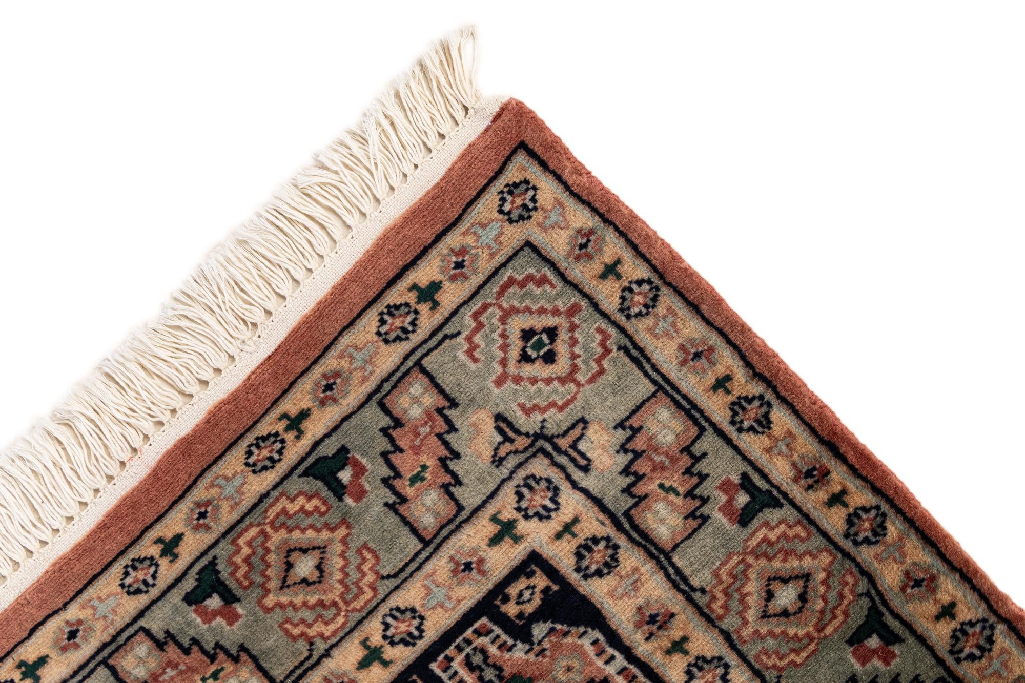 3' 2 x 5' 11 Hand Knotted Bokhara Rug