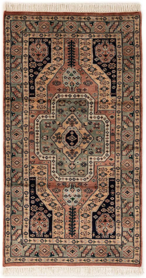 Detail image of 3' 2 x 5' 11 Hand Knotted Bokhara Rug