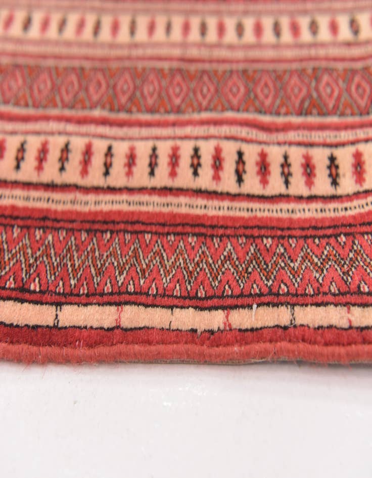 Detail image of 8' 4 x 12' Hand Knotted Bokhara Oriental Wool Rug