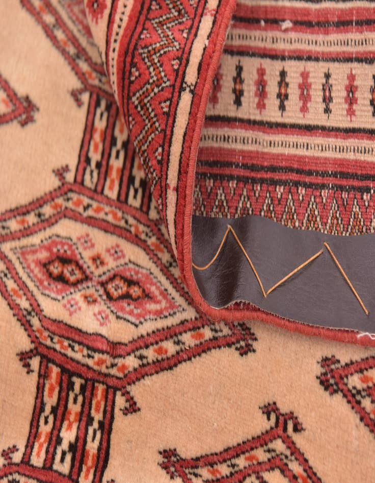 Detail image of 8' 4 x 12' Hand Knotted Bokhara Oriental Wool Rug