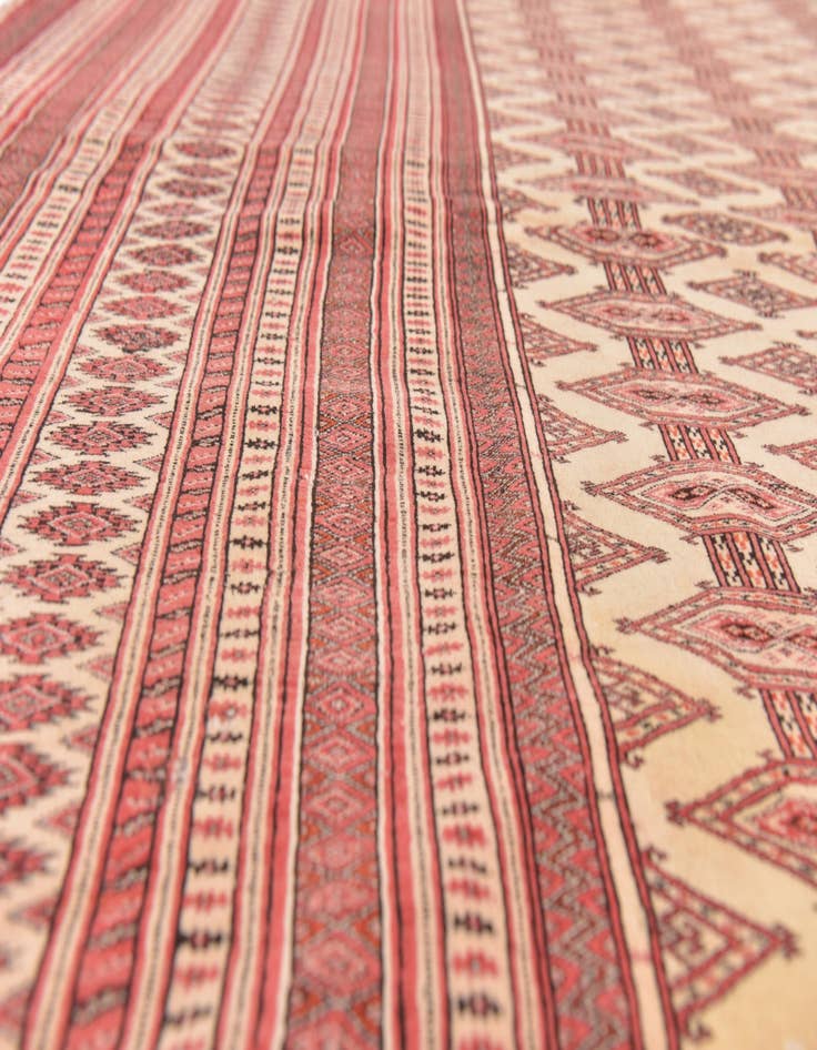 Detail image of 8' 4 x 12' Hand Knotted Bokhara Oriental Wool Rug