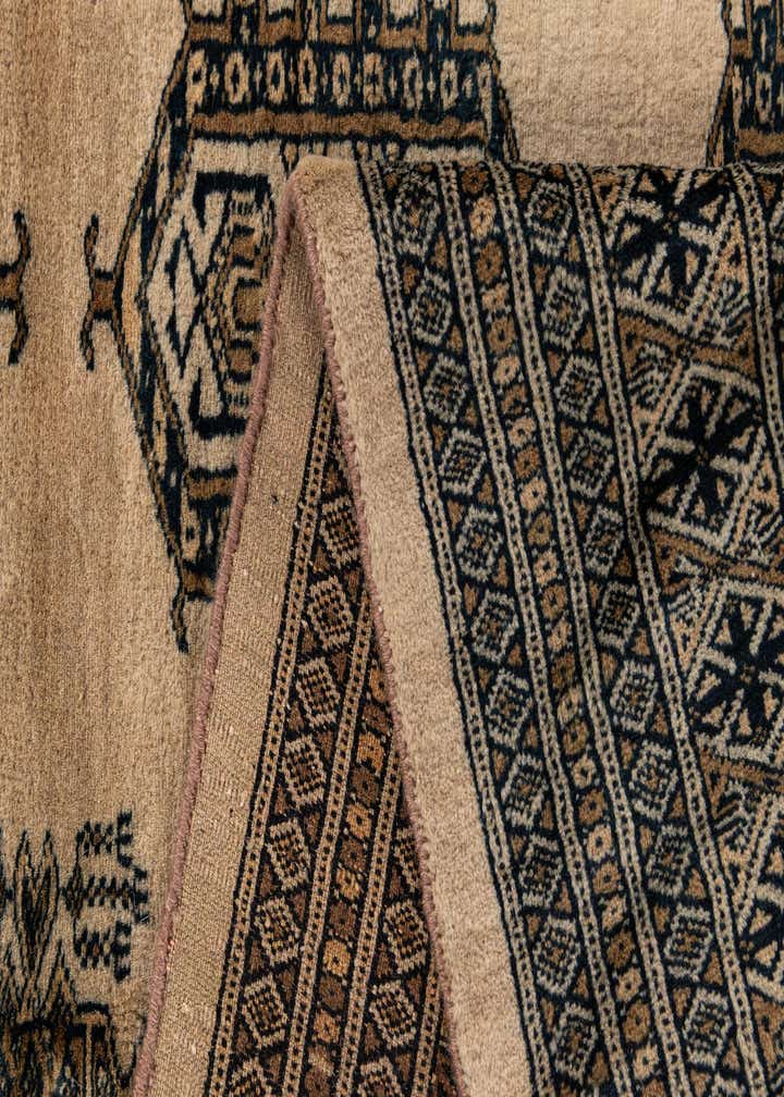 7' 4 x 9' 9 Hand Knotted Bokhara Oriental Wool Rug