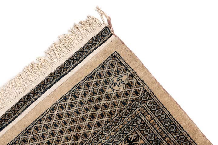 7' 4 x 9' 9 Hand Knotted Bokhara Oriental Wool Rug
