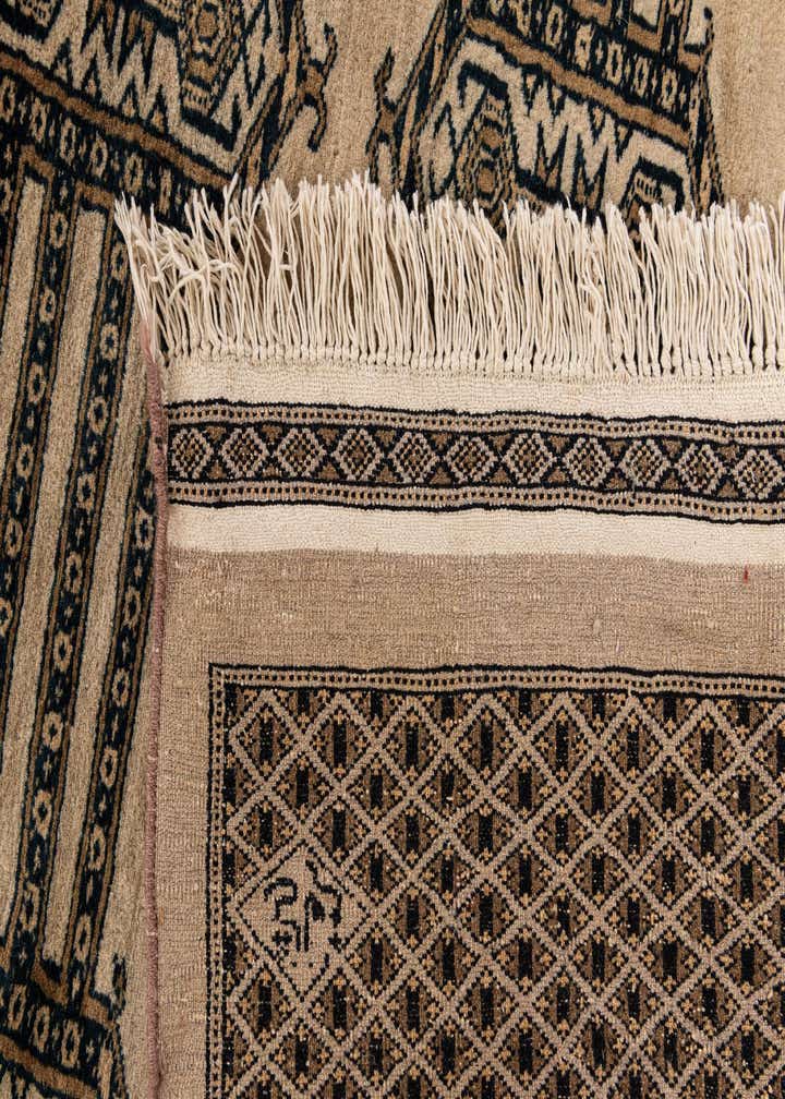 7' 4 x 9' 9 Hand Knotted Bokhara Oriental Wool Rug